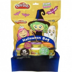 Treat-Without-the-Sweet Halloween Bag 15 1-Ounce Cans $18.25 Kids' Art Clay & Dough