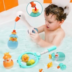 Bath Toys Bathtub Toy with Magnetic Fishing Games Toys Floating Squirting Toys for Toddlers and Babies $35.56 Bathtub Toys