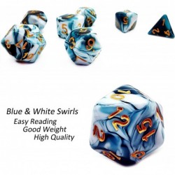 DND Dice Set 3 Sets Polyhedral Dice for Dungeons and Dragons DND Dice TRPG Table Board Roll Playing Games $19.89 Game Accesso...