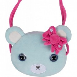 Be Bright Purse for Little Girls - Stuffed Animal Bear Design - Eyes Light Up $17.14 Stuffed Animals & Teddy Bears