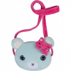 Be Bright Purse for Little Girls - Stuffed Animal Bear Design - Eyes Light Up $17.14 Stuffed Animals & Teddy Bears