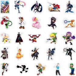 100pcs Super Smash Bros Stickers for Laptop Cute Cartoon Game Decals for Kids Teens Boys Water Bottles Cars Computer Phone Sk...