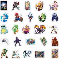 100pcs Super Smash Bros Stickers for Laptop Cute Cartoon Game Decals for Kids Teens Boys Water Bottles Cars Computer Phone Sk...