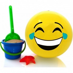 16" Emoji Party Pack Inflatable Beach Balls - Beach Pool Party Toys (12 Pack) $22.75 Swimming Pool & Outdoor Water Toys