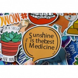 Cute Outdoor Positive Stickers [Big-57pcs] Ins Cool Funny Vinyl Sticker for Laptop Phone Computer Water Bottle Bike Helmet Ca...