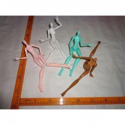 5 pcs/lot Multi-Joint Rotatable Nude Doll Body Toy Movable Flexible accessorries for high Doll $24.42 Dolls