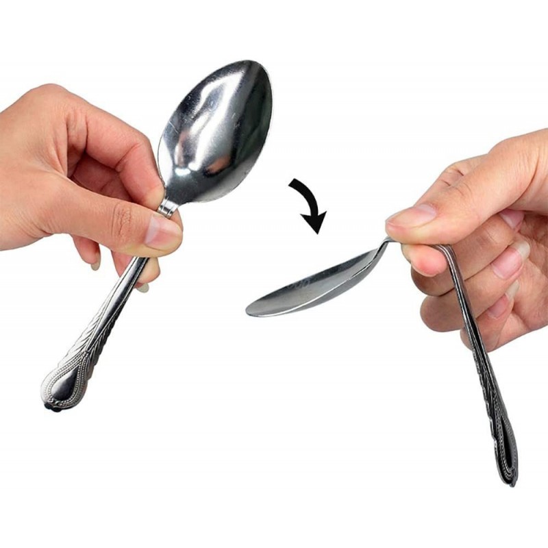 Bend Spoon Bending Magic Tricks Street Close Up Magic Gimmicks Magic Props Magicians Accessories $16.39 Magic Kits & Accessories