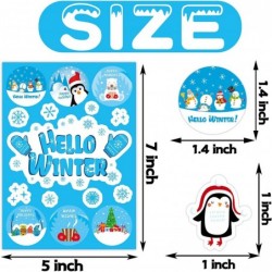 Christmas Winter Stickers for Kids 356 PCS Snowflake Penguin Snowman Stickers Hello Winter Stickers for Envelopes Gifts Craft...