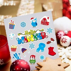 Christmas Winter Stickers for Kids 356 PCS Snowflake Penguin Snowman Stickers Hello Winter Stickers for Envelopes Gifts Craft...