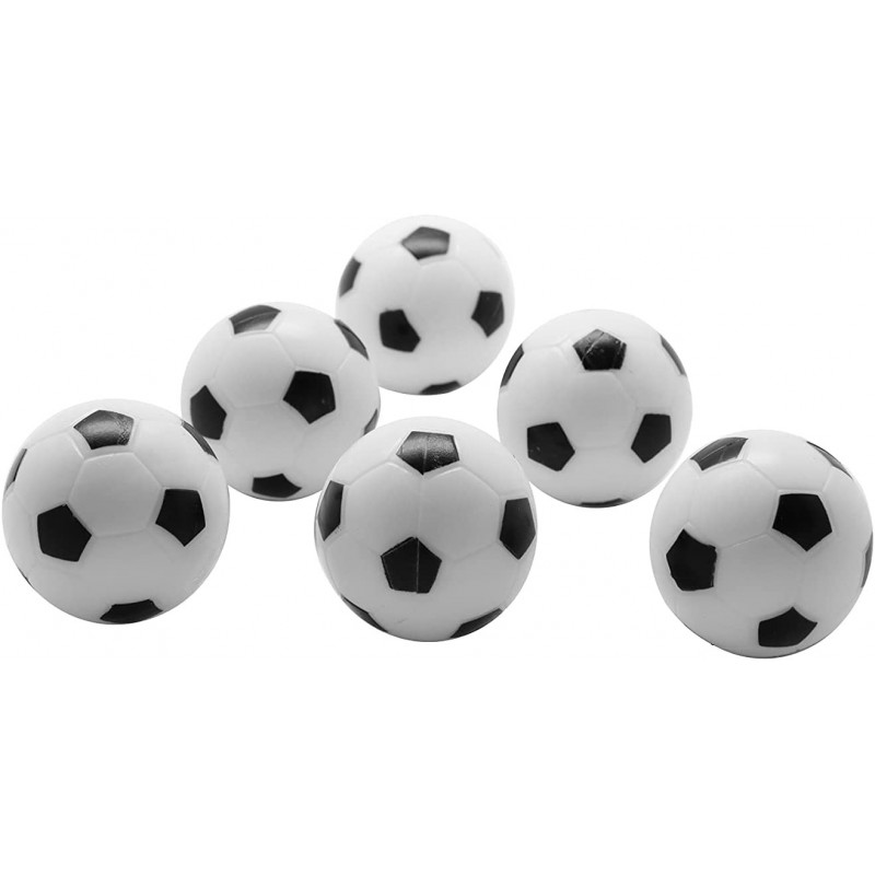 6-Pack Replacement 35-mm Regulation Sized ABS Foosballs for Game Room Arcade Table Soccer White / Black (BG50380) $29.56 Arca...