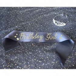 21st Birthday Silver Tiara and Sash Happy 21st Birthday Party Supplies Birthday Girl Glitter Satin Sash and Crystal Tiara Pri...