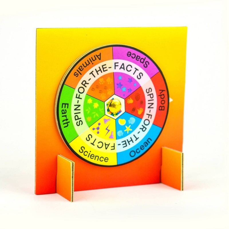 Spin-for-The-Facts Fun Educational Games for Kids - Learn Facts and Explore Endangered Animals - Family Card Games $37.95 Edu...