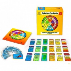 Spin-for-The-Facts Fun Educational Games for Kids - Learn Facts and Explore Endangered Animals - Family Card Games $37.95 Edu...