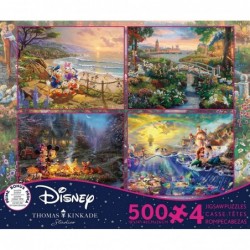 4 in 1 Multipack - Thomas Kinkade - Disney Dreams Collection - Donald & Daisy Duck 101 Dalmatians Mickey Minnie & Pluto & The...