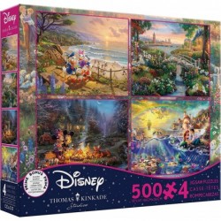 4 in 1 Multipack - Thomas Kinkade - Disney Dreams Collection - Donald & Daisy Duck 101 Dalmatians Mickey Minnie & Pluto & The...