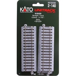 Kato 2-140 HO 123mm 4 7/8in Straight 4pcs $30.18 Toy Train Set Tracks