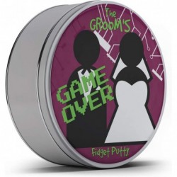 Game Over Wedding Stress Relief Putty - Wedding Gifts for Bride and Groom Gag Gift - Funny Bachelor Party Favor - Wedding Gag...