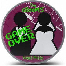 Game Over Wedding Stress Relief Putty - Wedding Gifts for Bride and Groom Gag Gift - Funny Bachelor Party Favor - Wedding Gag...