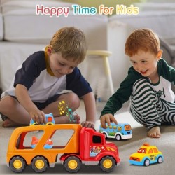 Toddler Toys Car for Boys: Kids Toys for 1 2 3 4 Year Old Boys | Boy Toys 5 in 1 Carrier Toy Trucks | Toddler Toys Age 2-4 Ba...