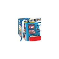 Preschool Pretend ATM Machine & Piggy Bank for Kids Ages 3 & Up | Large Electronic ATM Bank with Lights Sounds & Features | w...