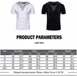 Men's Short Sleeve Hoodie T-Shirt Casual Slim Fit Workout Pullover Hooded Shirts $34.67 Electronic Learning & Education Toys