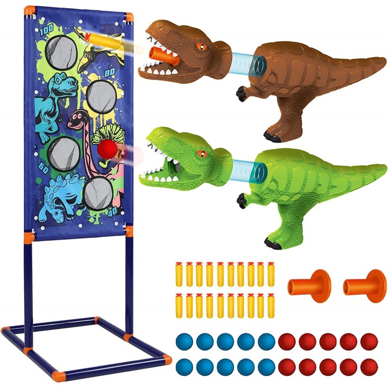 Shooting Game Toys for 6 7 8 Year Old Boys and Girls Dinosaur Gun Toys for Kids Gift $69.04 Toy Foam Blasters & Guns