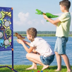 Shooting Game Toys for 6 7 8 Year Old Boys and Girls Dinosaur Gun Toys for Kids Gift $69.04 Toy Foam Blasters & Guns