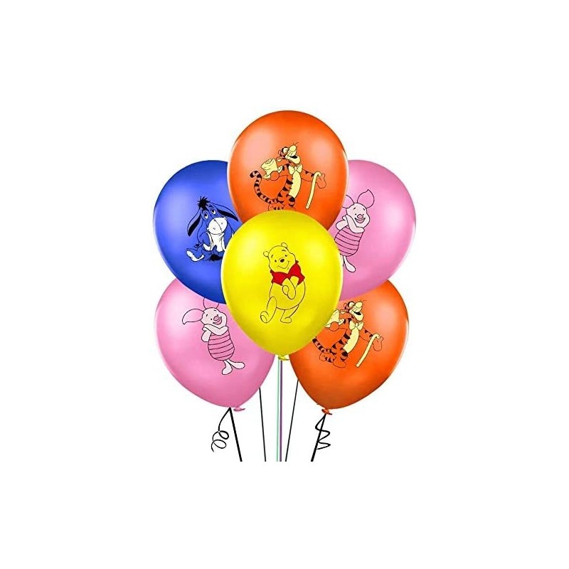 32PCS Winnie the Pooh and Friends Balloons Party Supplies 12" Latex Balloon for Birthday Party Decorations Birthday Backdrop ...