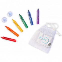 Kids Bath Crayons for Toddlers 1-3 Baby Stepping Into Fun - Washable Easy to Clean Non-Toxic $16.92 Bathtub Toys