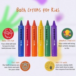 Kids Bath Crayons for Toddlers 1-3 Baby Stepping Into Fun - Washable Easy to Clean Non-Toxic $16.92 Bathtub Toys