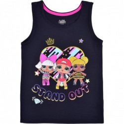 LOL Surprise Dolls Girls 3 Pack Tank Tops for Little and Big Kids – Pink/Black $43.60 Dolls