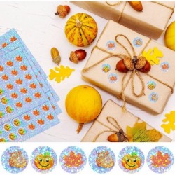 200 Pcs Pumpkins Dazzle Stickers Fall Thanksgiving Autumn Stickers Dazzle Stickers Farmhouse Home Classroom Decor for Scrapbo...