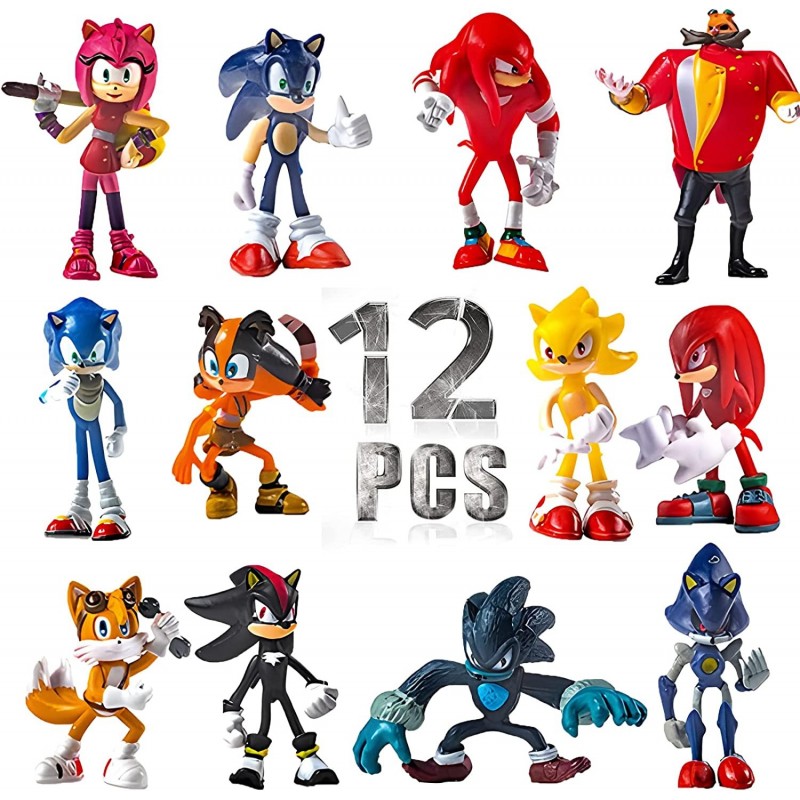 12pcs 2.4'' Action Figures Toys Birthday Party Supplies for Boys and Girls Kids Gifts Classroom Exchange Player Collection an...