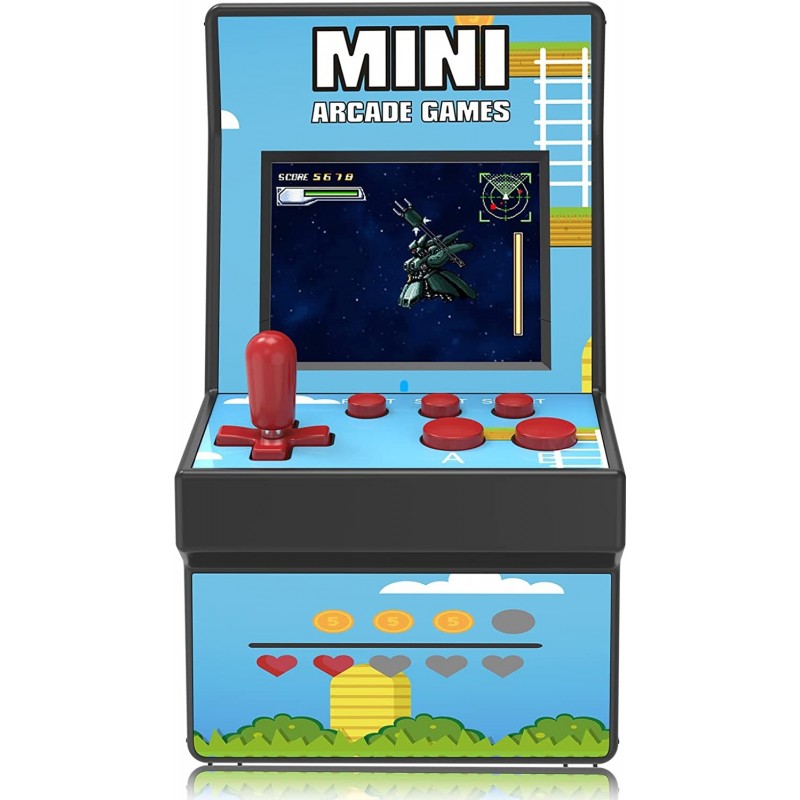 Handheld Games with 220 Retro Games in 2.8'' Large Screen Retro Arcade Machine Mini Arcade AA Battery Powered $48.77 Kids' Ha...