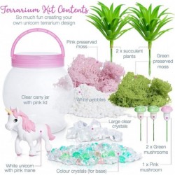 Unicorn Gift Set - DIY Terrarium Kit and Scented Markers Set - Easy DIY Kids Arts and Crafts Kits - Girls Toys and Birthday G...