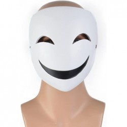 Black Bullet Mask Kagetane Hiruko Cosplay Mask Smile Face White Mask Resin Mask Prop Halloween $50.43 Kids' Dress-Up Accessories