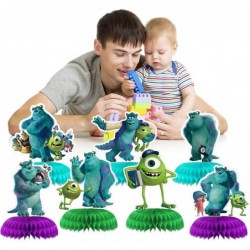 7Pcs Monster-Inc Birthday Party Decorations Monsters University Theme Honeycomb Centerpieces Monster-Inc Birthday Supplies fo...