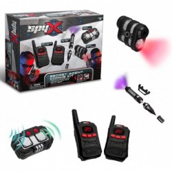 SpyX/Secret Agent Comms Kit - Includes Spy Toy Walkie-Talkie Pair/Micro Spy Scope/Invisible Ink Pen/Secret Voice Disguiser. 4...