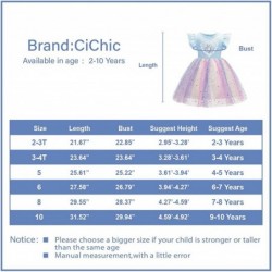 Sparkle Unicorn Rainbow Tulle Ball Gowns Tutu Princess Theme Party Cosplay Costume 2-10Years $52.02 Kids' Costumes