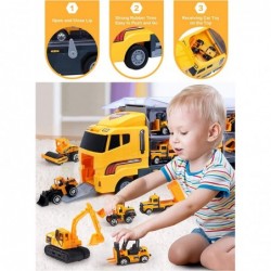 Toys for Boys 25 Pcs Engineering Die-cast Construction Car Toddler Toys for 3 Year Old Boys Vehicles Gifts Kids Toys for Age ...