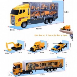 Toys for Boys 25 Pcs Engineering Die-cast Construction Car Toddler Toys for 3 Year Old Boys Vehicles Gifts Kids Toys for Age ...