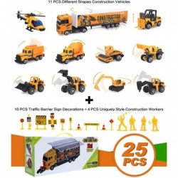 Toys for Boys 25 Pcs Engineering Die-cast Construction Car Toddler Toys for 3 Year Old Boys Vehicles Gifts Kids Toys for Age ...