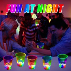 16oz Glowing Party Cups for Indoor Outdoor Party Event Fun Light Up Cups for Night Event Favor Decorations Supplies - Glow Cu...