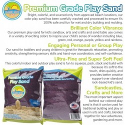 Classic Sand and Play Purple Colored Play Sand 20 lb. Bag Natural and Non-Toxic Fun Wet and Dry Indoor and Outdoor Sandbox Th...