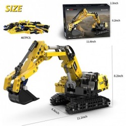 STEM Building Toys for 6 7 8 9 10 11 12 + Year Old Boys Gifts Excavator Model Building Blocks Kit Educational Learning Toys C...