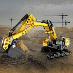 STEM Building Toys for 6 7 8 9 10 11 12 + Year Old Boys Gifts Excavator Model Building Blocks Kit Educational Learning Toys C...