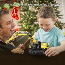 STEM Building Toys for 6 7 8 9 10 11 12 + Year Old Boys Gifts Excavator Model Building Blocks Kit Educational Learning Toys C...