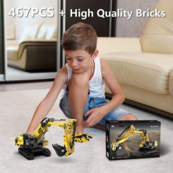 STEM Building Toys for 6 7 8 9 10 11 12 + Year Old Boys Gifts Excavator Model Building Blocks Kit Educational Learning Toys C...