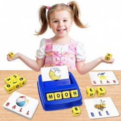 Matching Letter and Math Game Learning Toys for Kids Teaches Word Recognition Spelling Calculation and Increases Memory Presc...