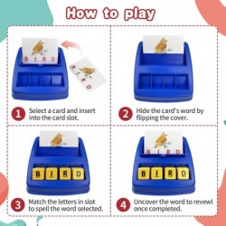 Matching Letter and Math Game Learning Toys for Kids Teaches Word Recognition Spelling Calculation and Increases Memory Presc...